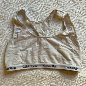 Calvin Klein white bra